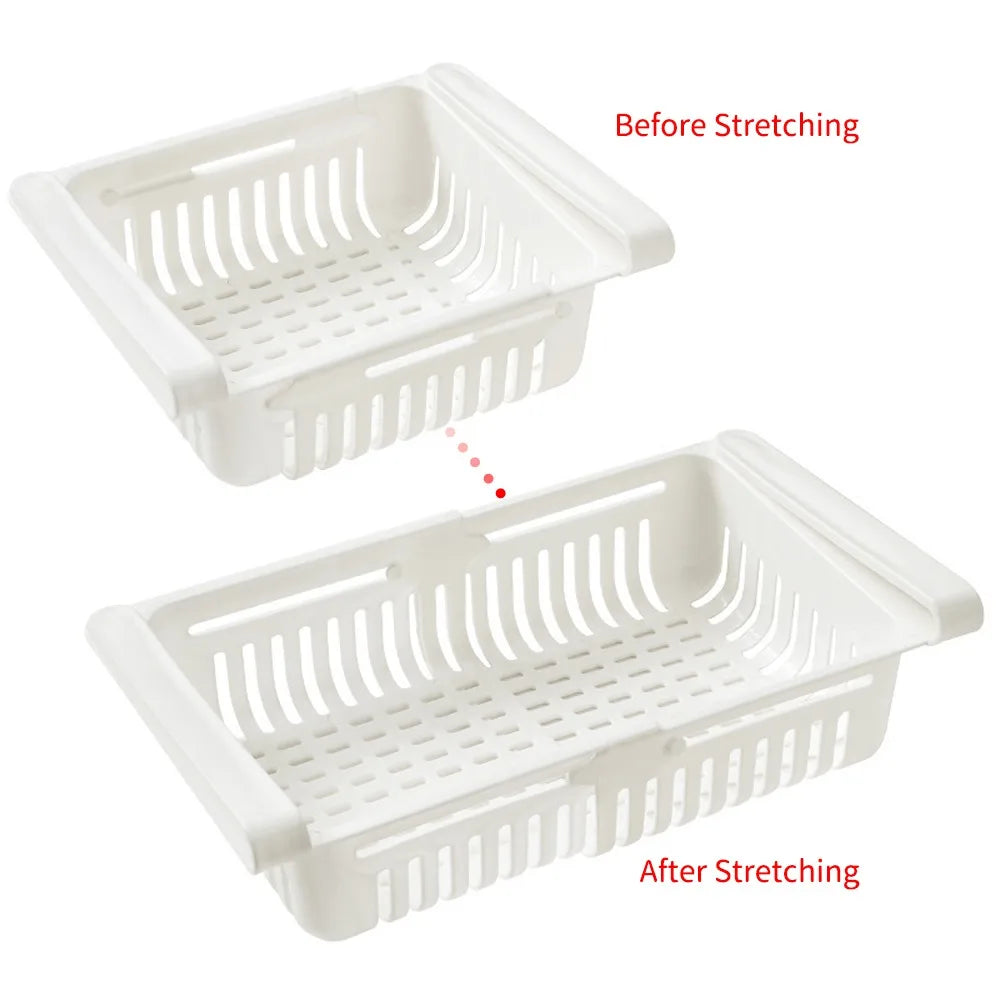 Hanging Kitchen Organizer Refrigerator Egg Fruit Storage Box Drawer Baskets Kitchen Accessories Fridge Organizer Shelf