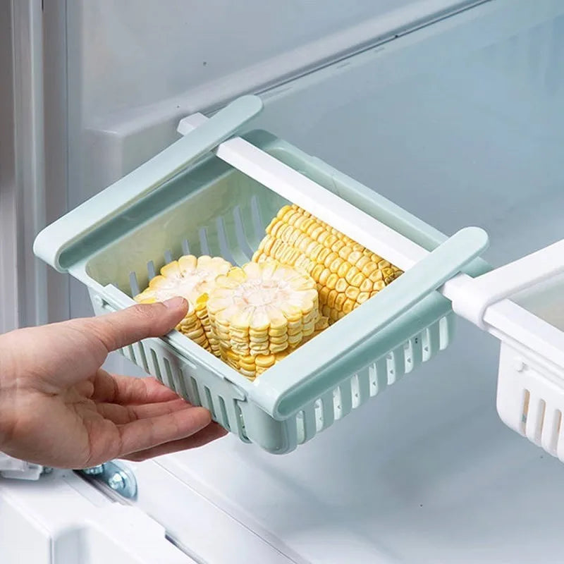 Hanging Kitchen Organizer Refrigerator Egg Fruit Storage Box Drawer Baskets Kitchen Accessories Fridge Organizer Shelf